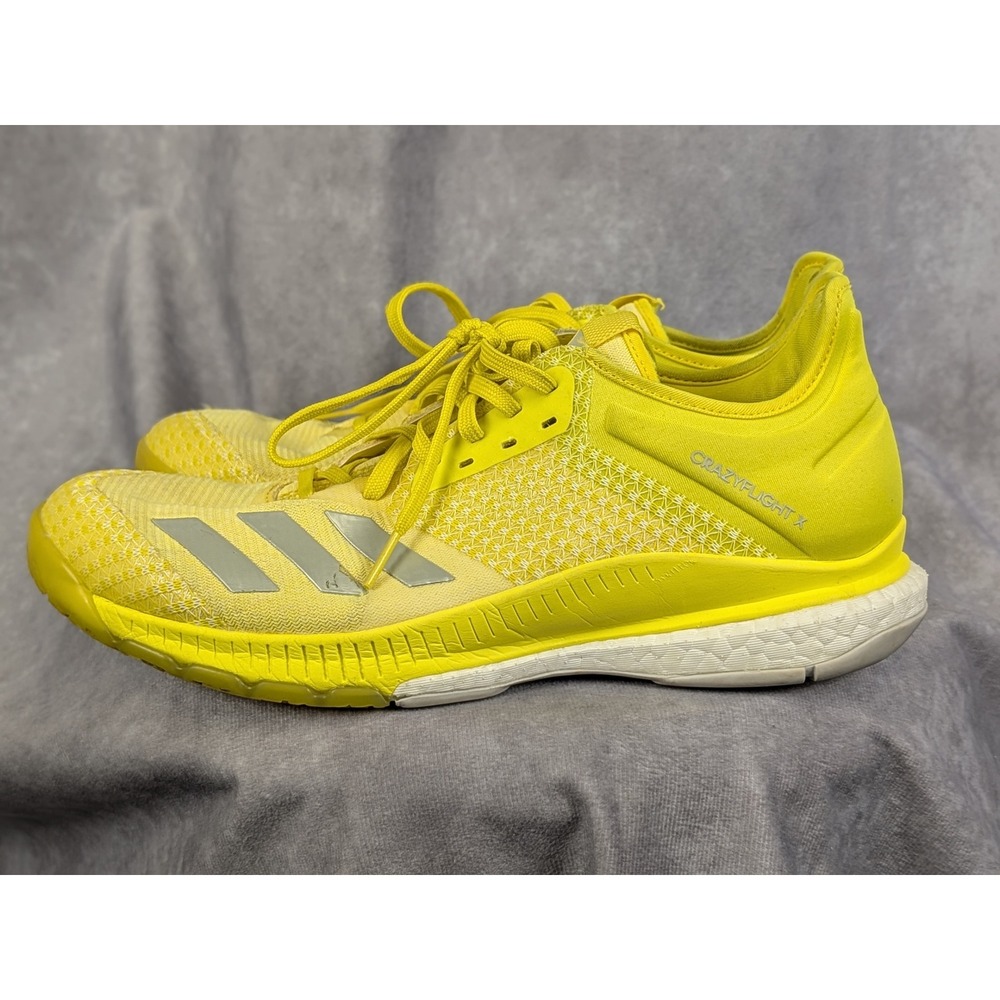 Adidas Crazyflight X Mens Volleyball Shoes Solar Yellow CP8899 Size 8.5